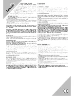 Preview for 8 page of Somogyi Home HS 70 Instructions For Use Manual