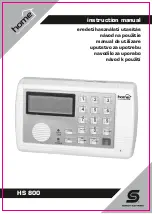 Somogyi Home HS 800 Instruction Manual preview