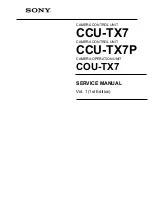 Preview for 1 page of SON CCU-TX7 Service Manual