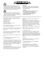 Preview for 3 page of Sonab CSW System 9 User Manual