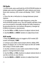 Preview for 5 page of Sondpex CSF-D45B User Manual