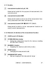 Preview for 49 page of Sonel CMM-40 User Manual