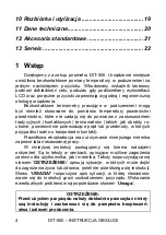 Preview for 6 page of Sonel DIT-500 User Manual