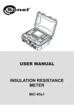 Preview for 1 page of Sonel MIC-05s1 User Manual