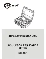 Preview for 1 page of Sonel MIC-10s1 Operating Manual