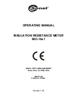 Preview for 5 page of Sonel MIC-10s1 Operating Manual