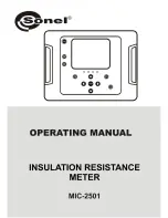 Preview for 1 page of Sonel MIC-2501 Operating Manual