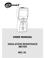 Sonel MIC-30 User Manual preview