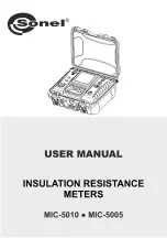 Sonel MIC-5005 User Manual preview