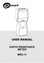 Sonel MRU-11 User Manual preview