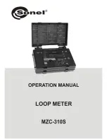 Sonel MZC-310S Operating Manual preview