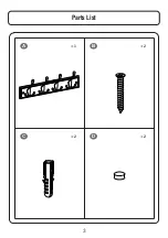 Preview for 3 page of Songmics ULHR30 Assembly Manual