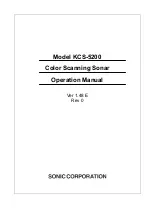 Sonic KCS-5200 Operation Manual preview