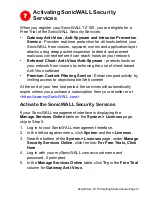 Preview for 22 page of SonicWALL TZ 150 Wireless Getting Started Manual