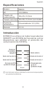 Preview for 12 page of Sonoff RM433 User Manual