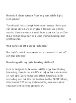 Preview for 25 page of Sonova Phonak Lyric 3 User Manual