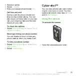 Preview for 25 page of Sony Ericsson Cybershot C901 User Manual