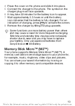 Preview for 14 page of Sony Ericsson W200i User Manual