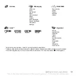 Preview for 13 page of Sony Ericsson W900 User Manual