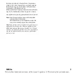 Preview for 3 page of Sony Ericsson W950i User Manual