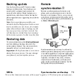 Preview for 73 page of Sony Ericsson W950i User Manual