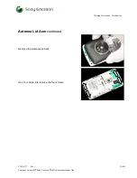 Preview for 11 page of Sony Ericsson W960 Working Instruction, Mechanical