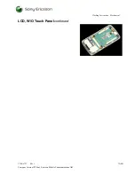 Preview for 15 page of Sony Ericsson W960 Working Instruction, Mechanical