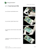 Preview for 58 page of Sony Ericsson W960 Working Instruction, Mechanical