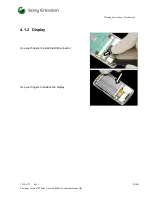 Preview for 59 page of Sony Ericsson W960 Working Instruction, Mechanical