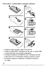 Preview for 13 page of Sony Ericsson WALKMAN W200 (Portuguese) Manual Do Utilizador