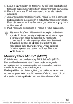 Preview for 14 page of Sony Ericsson WALKMAN W200 (Portuguese) Manual Do Utilizador