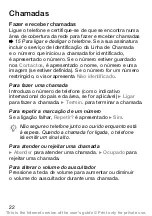 Preview for 23 page of Sony Ericsson WALKMAN W200 (Portuguese) Manual Do Utilizador