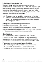 Preview for 25 page of Sony Ericsson WALKMAN W200 (Portuguese) Manual Do Utilizador