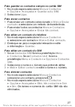 Preview for 28 page of Sony Ericsson WALKMAN W200 (Portuguese) Manual Do Utilizador