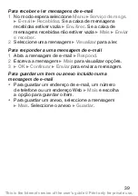 Preview for 40 page of Sony Ericsson WALKMAN W200 (Portuguese) Manual Do Utilizador