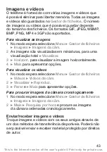 Preview for 44 page of Sony Ericsson WALKMAN W200 (Portuguese) Manual Do Utilizador