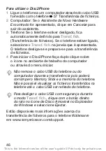 Preview for 47 page of Sony Ericsson WALKMAN W200 (Portuguese) Manual Do Utilizador