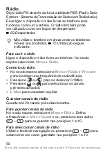 Preview for 51 page of Sony Ericsson WALKMAN W200 (Portuguese) Manual Do Utilizador