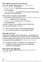 Preview for 53 page of Sony Ericsson WALKMAN W200 (Portuguese) Manual Do Utilizador