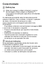 Preview for 55 page of Sony Ericsson WALKMAN W200 (Portuguese) Manual Do Utilizador