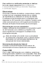 Preview for 57 page of Sony Ericsson WALKMAN W200 (Portuguese) Manual Do Utilizador