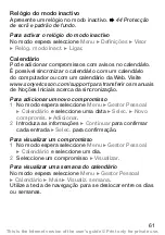 Preview for 62 page of Sony Ericsson WALKMAN W200 (Portuguese) Manual Do Utilizador