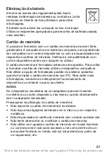 Preview for 82 page of Sony Ericsson WALKMAN W200 (Portuguese) Manual Do Utilizador