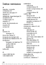 Preview for 91 page of Sony Ericsson WALKMAN W200 (Portuguese) Manual Do Utilizador