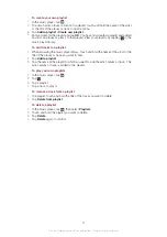 Preview for 71 page of Sony Ericsson XPERIA mini Extended User Manual