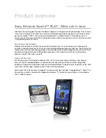 Preview for 4 page of Sony Ericsson Xperia Play R800A White Paper