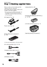 Preview for 16 page of Sony 1080i Operating Instructions Manual