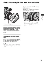 Preview for 17 page of Sony 1080i Operating Instructions Manual