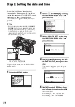 Preview for 24 page of Sony 1080i Operating Instructions Manual