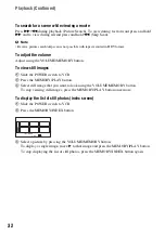 Preview for 32 page of Sony 1080i Operating Instructions Manual